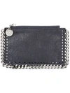 Stella Mccartney Falabella Coin Pouch In Blue