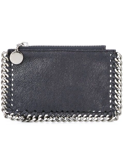 Stella Mccartney Falabella Coin Pouch In Blue