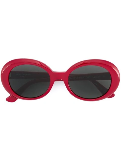 Saint Laurent サーフコレクション SL98 California Saint Laurent 'sl 98 California' Sunglasses In Red | ModeSens