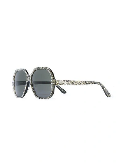 Shop Saint Laurent 'new Wave 2' Sunglasses In Metallic