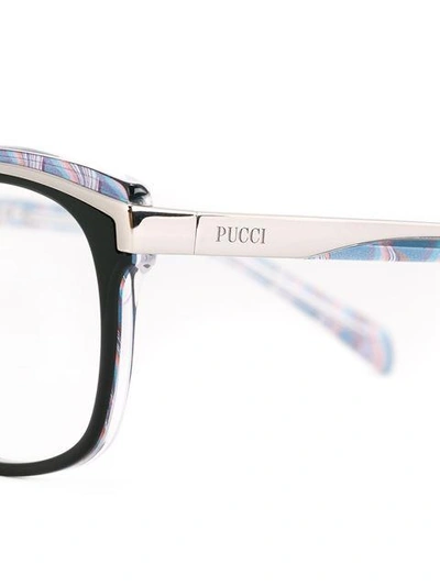 Shop Emilio Pucci Square Frame Glasses