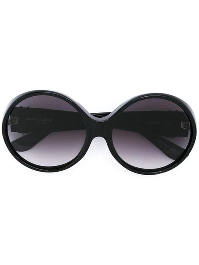 Saint Laurent 'monogram 1' Sunglasses In Black