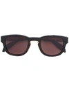 ALEXANDER MCQUEEN round frame sunglasses,ACETATE100%