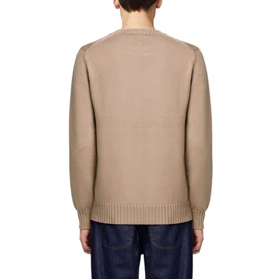Alpha Studio Brown Cashmere Sweater In Brown