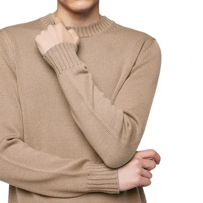 Alpha Studio Brown Cashmere Sweater In Brown