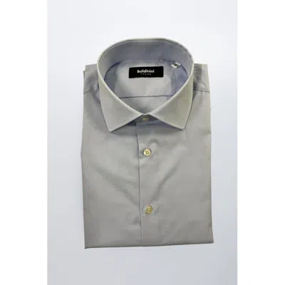 Baldinini Trend Cotton Men's Shirt In Gray