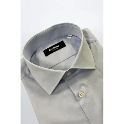 Baldinini Trend Cotton Men's Shirt In Gray