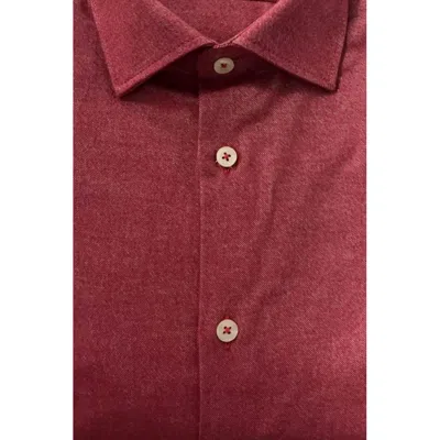 Baldinini Trend Red Cotton Shirt In Red
