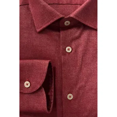 Baldinini Trend Red Cotton Shirt In Red