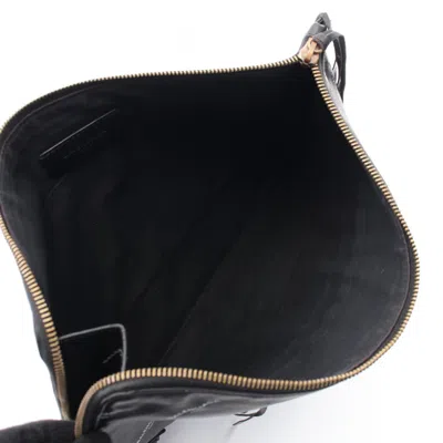 Pre-owned Balenciaga Black Leather Clutch Bag Pouch ()
