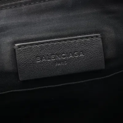 Pre-owned Balenciaga Black Leather Clutch Bag Pouch ()