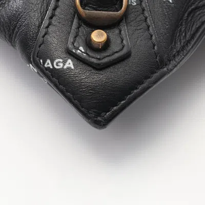Pre-owned Balenciaga Black Leather Clutch Bag Pouch ()