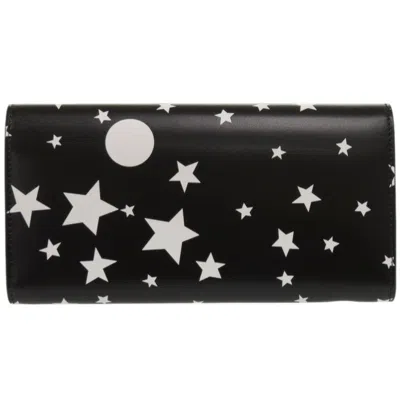 Pre-owned Balenciaga Black Leather Long Wallet (bi-fold) ()