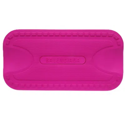 Pre-owned Balenciaga Black Pink Rubber Tote Bag () In Multi