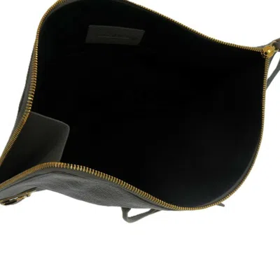 Pre-owned Balenciaga Gray Leather Leather Clutch Bag ()