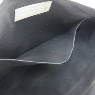 Pre-owned Balenciaga Gray Leather Leather Clutch Bag ()