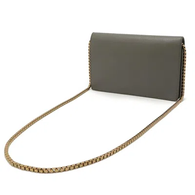 Pre-owned Balenciaga Gray Leather Pochette Shoulder Bag ()