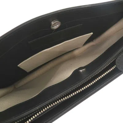 Pre-owned Balenciaga Navy Canvas Leather Pochette Shoulder Bag () In Blue