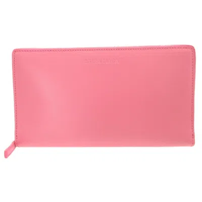 Pre-owned Balenciaga Pink Leather Coin Purse/coin Case ()