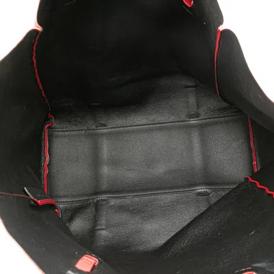 Pre-owned Balenciaga Red Color Leather Shoulder Bag Tote Bag ()