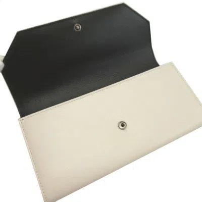 Pre-owned Balenciaga White Leather Coin Purse/coin Case ()