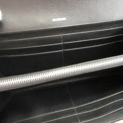 Pre-owned Balenciaga White Leather Coin Purse/coin Case ()