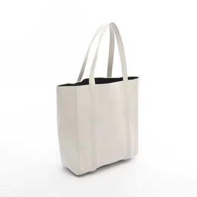 Pre-owned Balenciaga White Leather Tote Bag ()