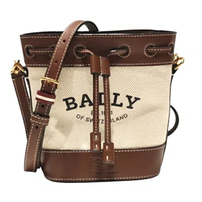Pre-owned Bally Beige Brown Leather Shoulder Bag () In Multi
