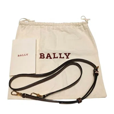 Pre-owned Bally Beige Brown Leather Shoulder Bag () In Multi