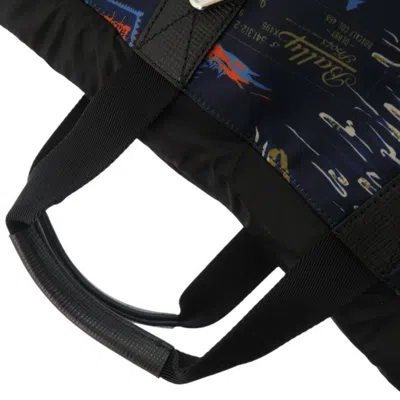 Pre-owned Bally Blue Nylon Backpack ()