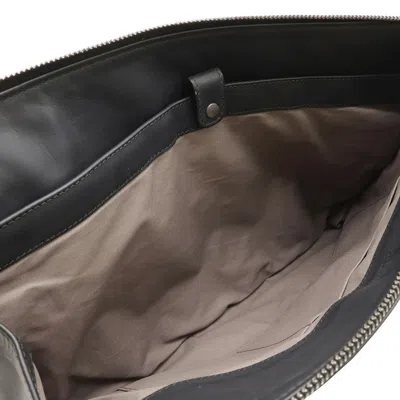 Pre-owned Bottega Veneta Black Leather Clutch Bag ()