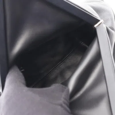 Pre-owned Bottega Veneta Black Leather Clutch Bag ()