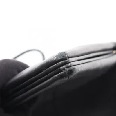 Pre-owned Bottega Veneta Black Leather Clutch Bag ()