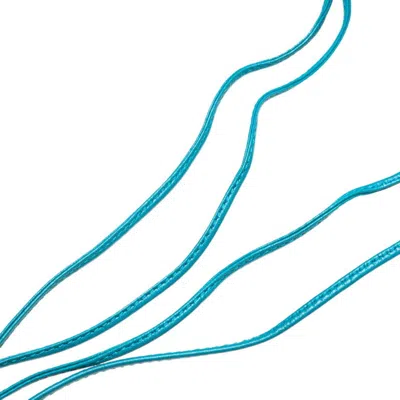 Pre-owned Bottega Veneta Blue Leather Shoulder Bag ()