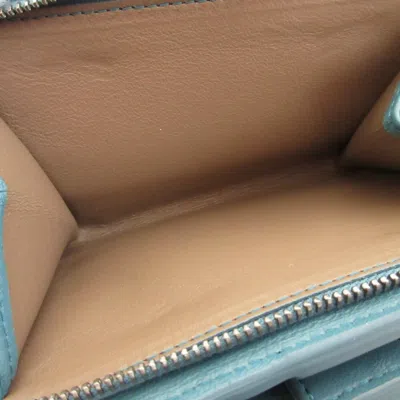 Pre-owned Bottega Veneta Blue Leather Wallet (bi-fold) ()