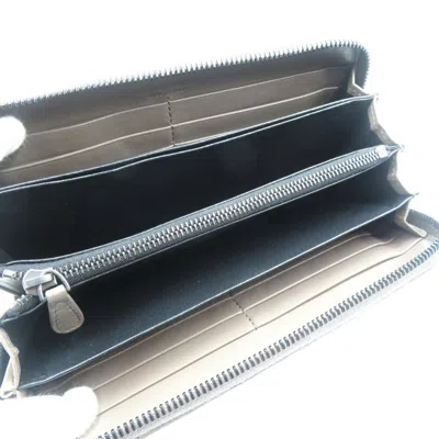 Pre-owned Bottega Veneta Brown Intrecciato Long Wallet (bi-fold) ()