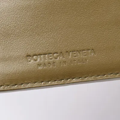 Pre-owned Bottega Veneta Khaki Leather Wallet (bi-fold) () In Brown