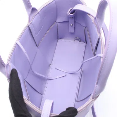 Pre-owned Bottega Veneta Purple Leather Tote Bag ()