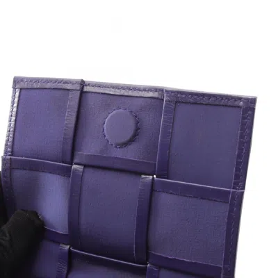 Pre-owned Bottega Veneta Purple Leather Shoulder Bag ()