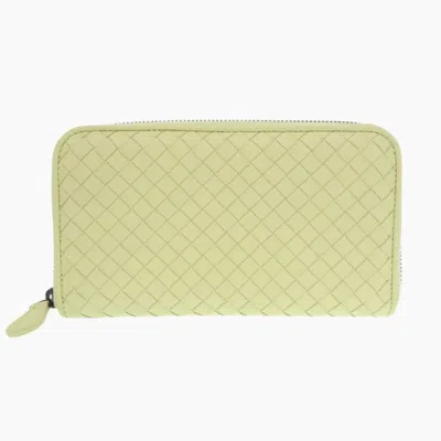 Pre-owned Bottega Veneta Yellow Intrecciato Coin Purse/coin Case ()