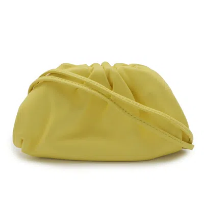 Pre-owned Bottega Veneta Yellow Leather Coin Purse/coin Case ()