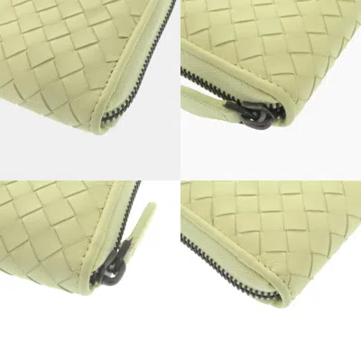 Pre-owned Bottega Veneta Yellow Intrecciato Coin Purse/coin Case ()