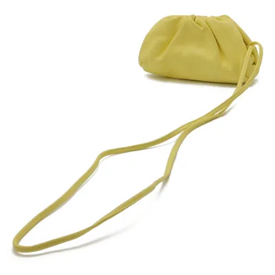 Pre-owned Bottega Veneta Yellow Leather Coin Purse/coin Case ()
