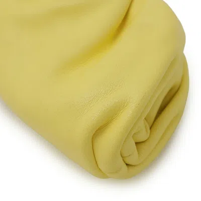 Pre-owned Bottega Veneta Yellow Leather Coin Purse/coin Case ()