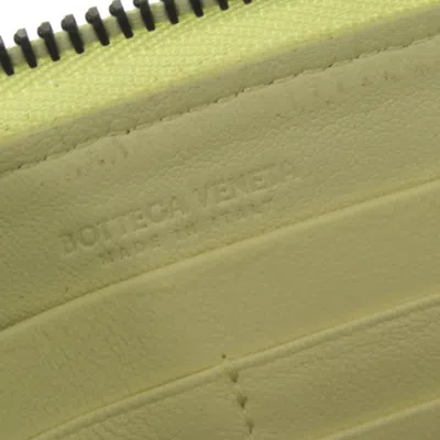 Pre-owned Bottega Veneta Yellow Intrecciato Coin Purse/coin Case ()