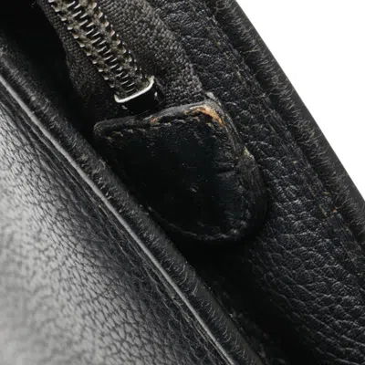 Pre-owned Burberry Black Leather Clutch Bag ()