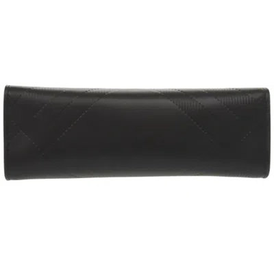 Pre-owned Burberry Black Leather Clutch Bag Pouch ()