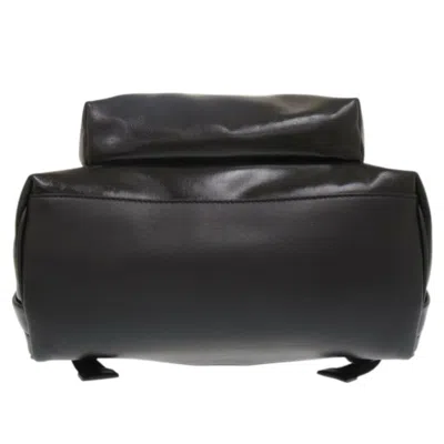 Pre-owned Burberry Black Red Color Yellow Coated Canvas Backpack ()