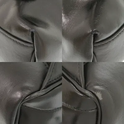 Pre-owned Burberry Black Red Color Yellow Coated Canvas Backpack ()