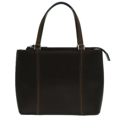 Pre-owned Burberry Brown Leather Tote Bag ()